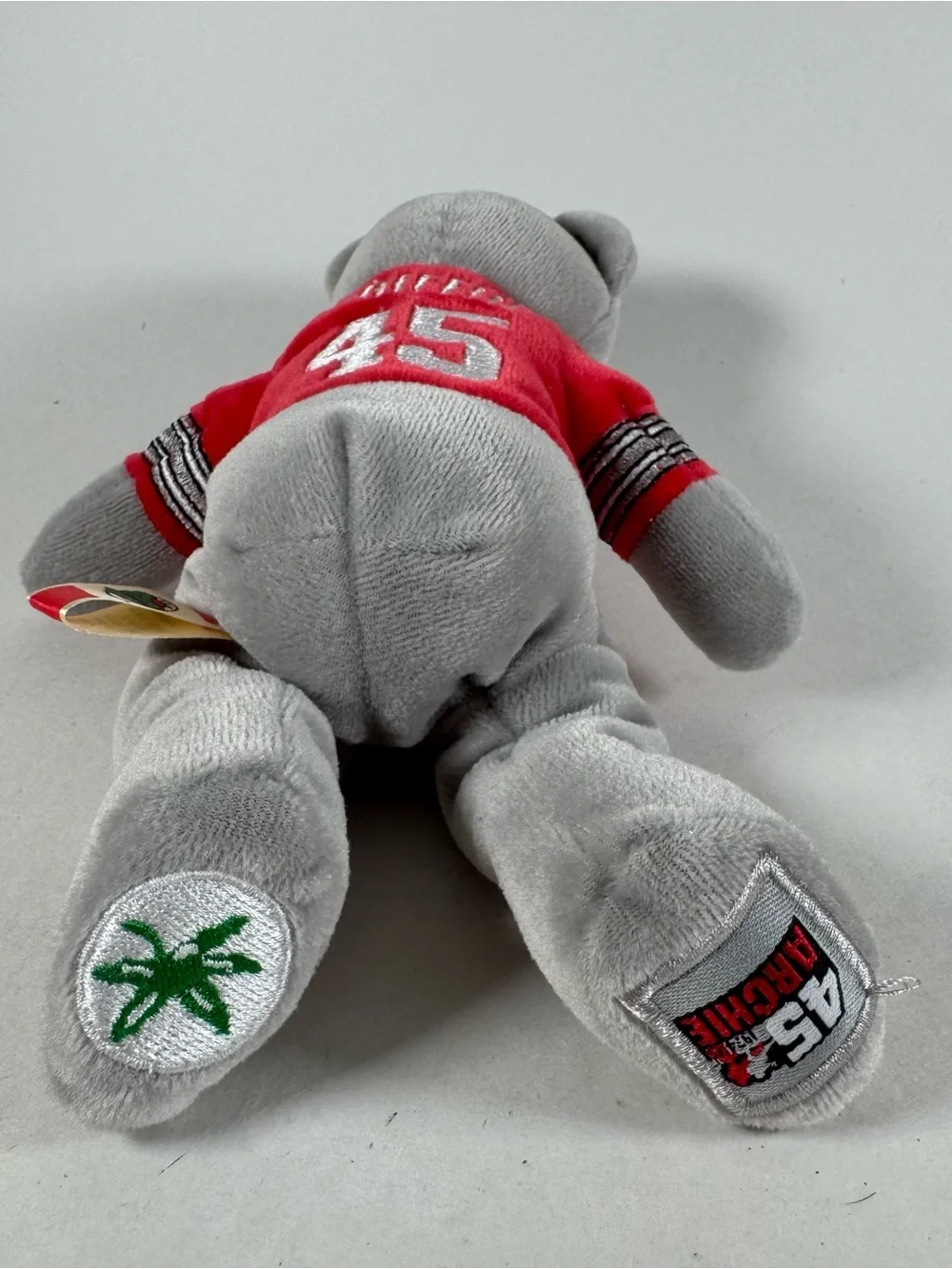 Team Beans Authentic Plush Bear Beanie Ohio State #45 Archie Griffin 8